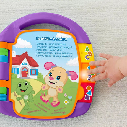 FISHER-PRICE muzikinė knygelė LT (lietuviškai įgarsinta) (DKK19)