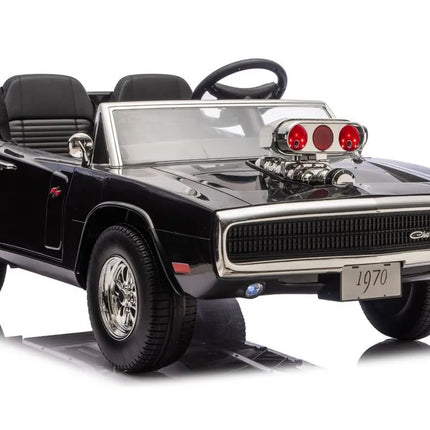Dodge Charger R/T 24V juodas elektromobilis