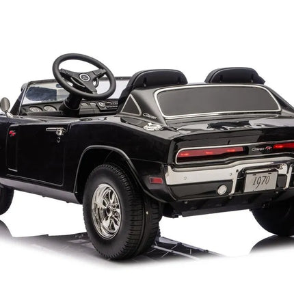 Dodge Charger R/T 24V juodas elektromobilis