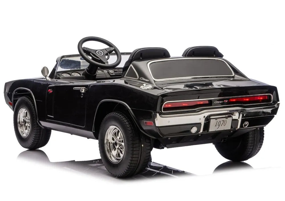 Dodge Charger R/T 24V juodas elektromobilis