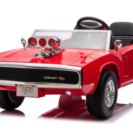 Dodge Charger R/T 24V raudonas elektromobilis