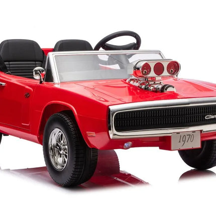 Dodge Charger R/T 24V raudonas elektromobilis