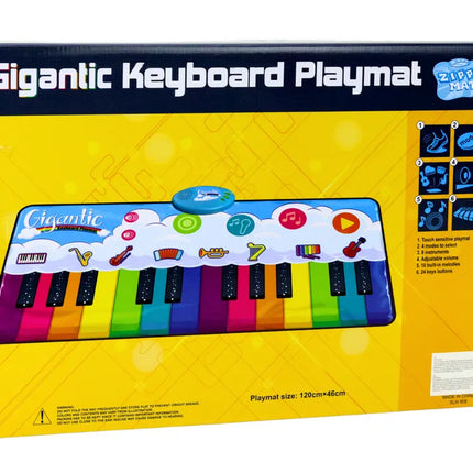 Edukacinis šokio kilimėlis „Rainbow Piano“