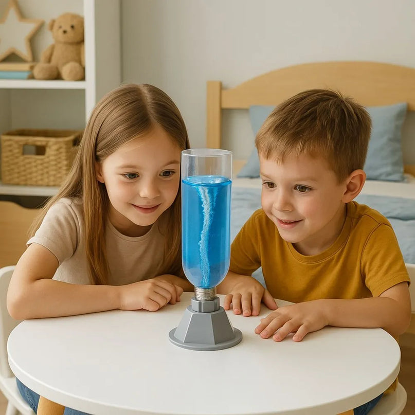 Edukacinis tornadų simuliatorius vaikams
