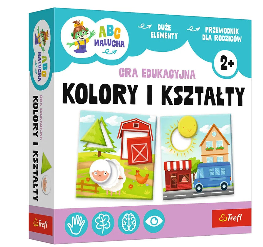 Edukacinis žaidimas „Spalvos ir formos ABC mažyliams – Treflikų šeima“