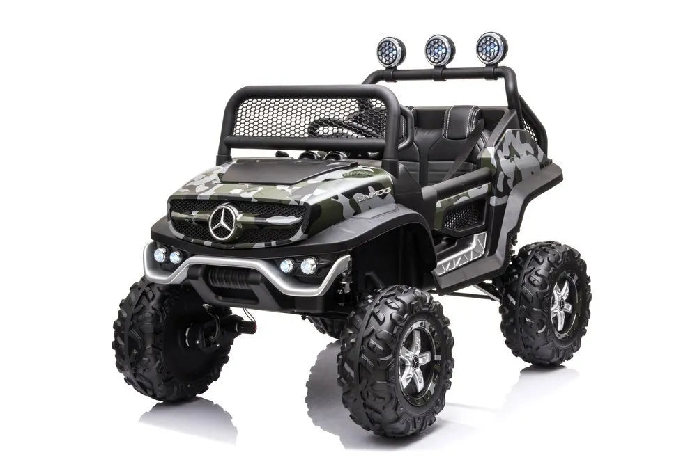 Elektrinis vaikiškas automobilis Unimog S Moro – visureigis vaikams