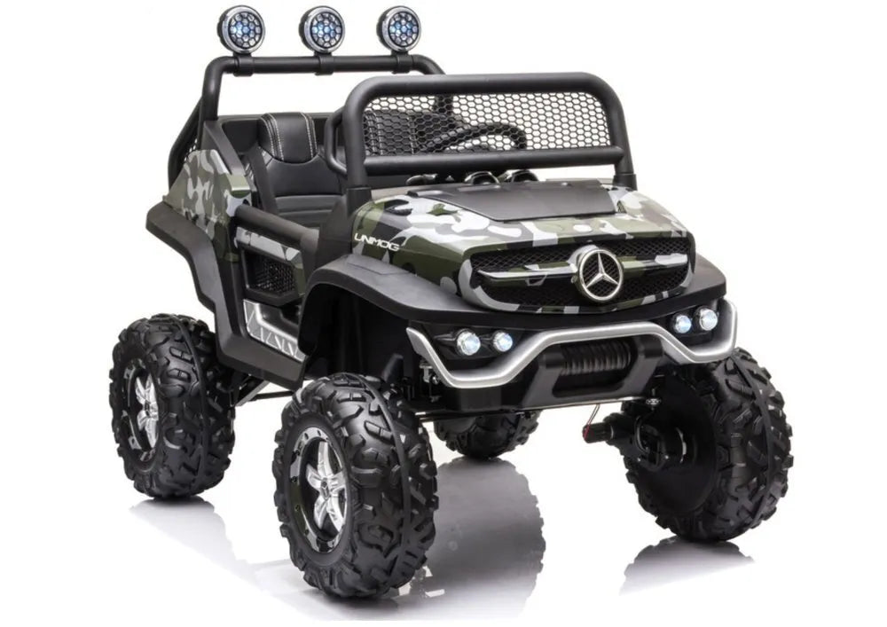 Elektrinis vaikiškas automobilis Unimog S Moro – visureigis vaikams
