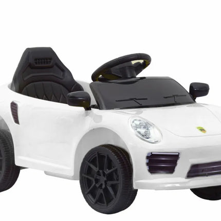 Elektrinis vaikiškas baltas automobilis WMT‑666 12V