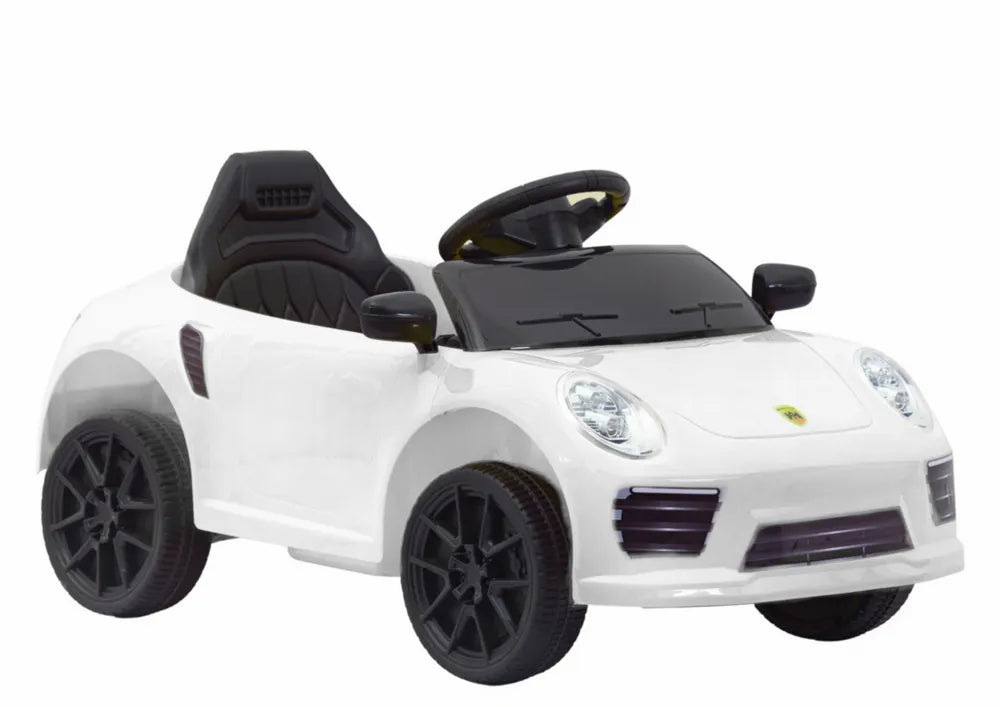 Elektrinis vaikiškas baltas automobilis WMT‑666 12V