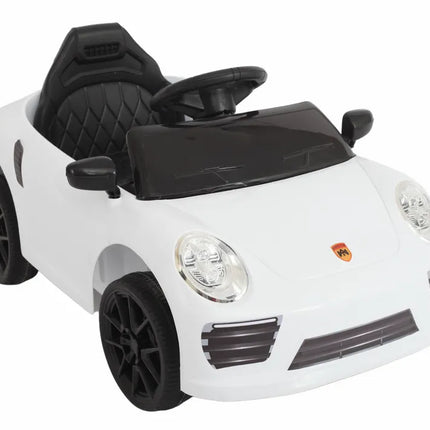 Elektrinis vaikiškas baltas automobilis WMT‑666 12V