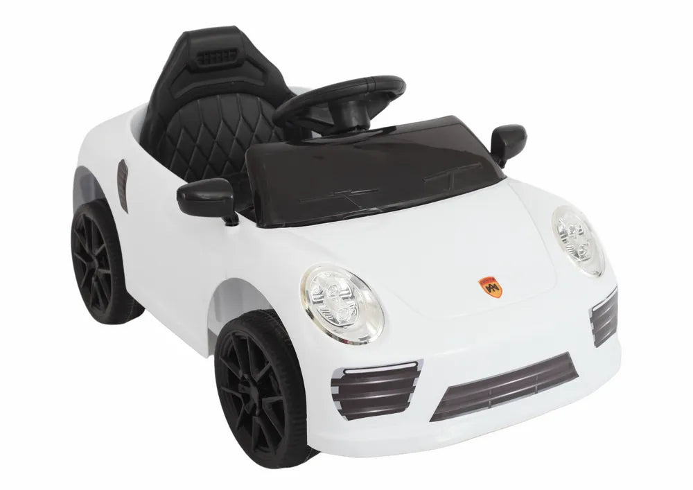 Elektrinis vaikiškas baltas automobilis WMT‑666 12V