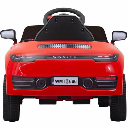 Elektrinis vaikiškas raudonas automobilis WMT‑666 12V
