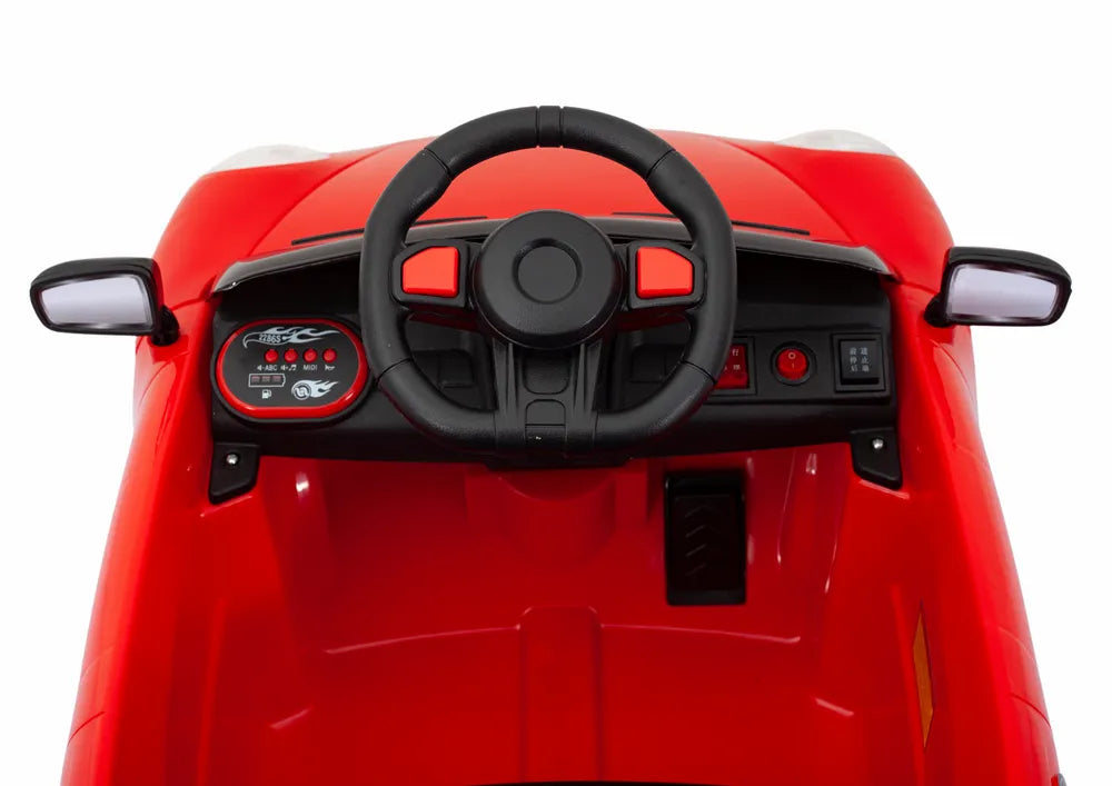 Elektrinis vaikiškas raudonas automobilis WMT‑666 12V
