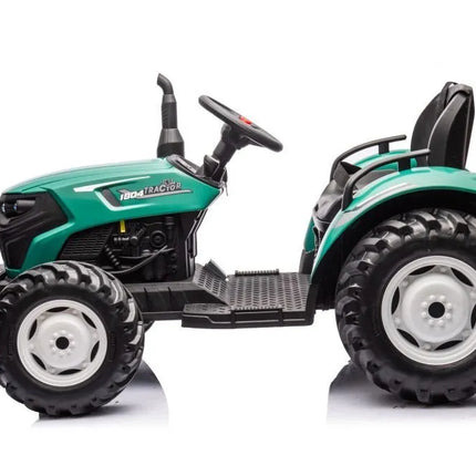 Elektrinis vaikiškas traktorius HC-306 – tamsiai žalias, 24V