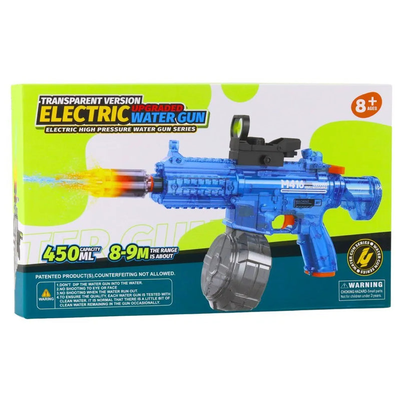 Elektrinis vandens šautuvas M416 skaidrus