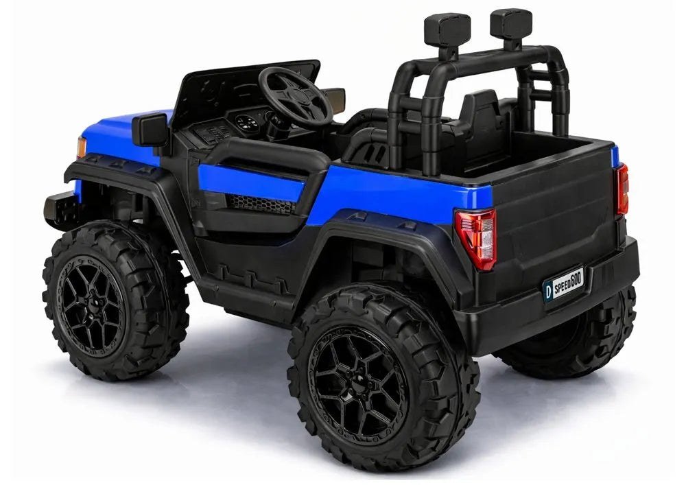 Elektromobilis vaikams 4×4 22F – 12V 10Ah – Mėlynas