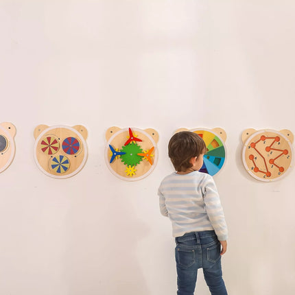 VIGA medinė rungtynių skaičių lenta, sertifikuota FSC Montessori