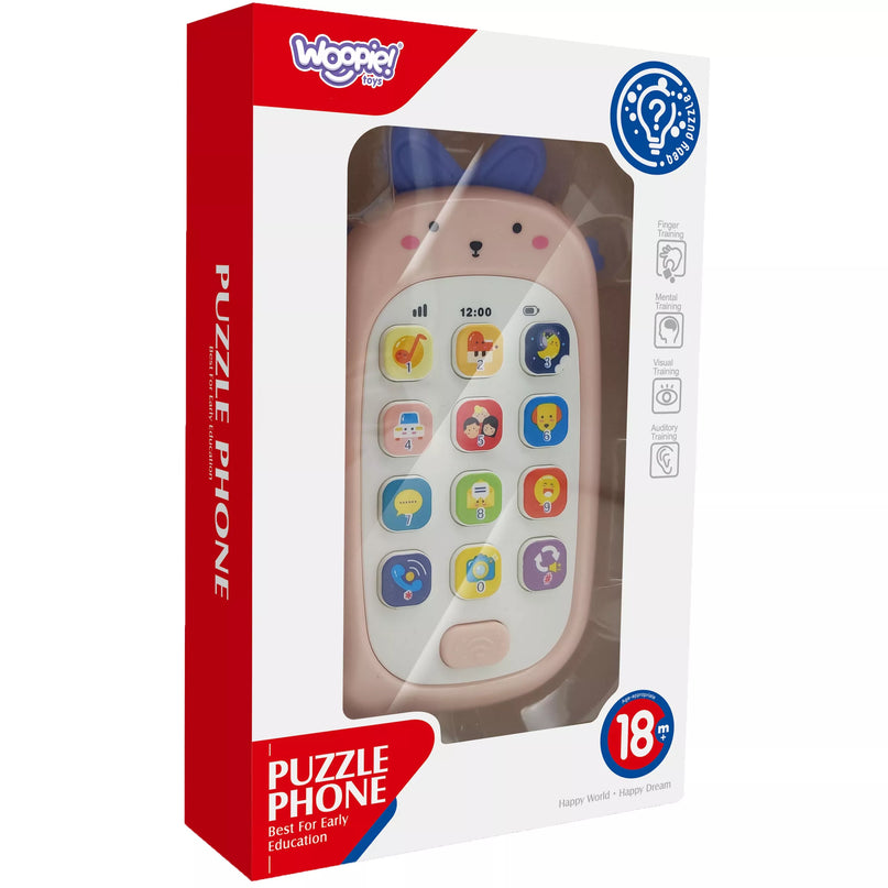 „WOOPIE BABY“ interaktyvus žaislinis telefonas su garsais