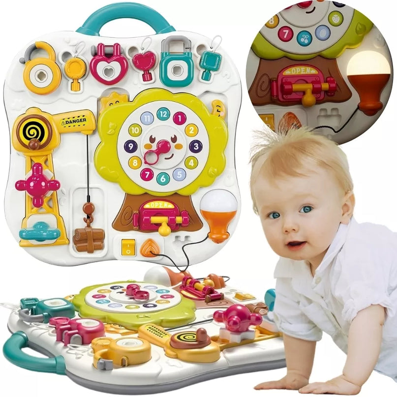 WOOPIE Montessori manipuliacinė sensorinė interaktyvi lenta mažyliams