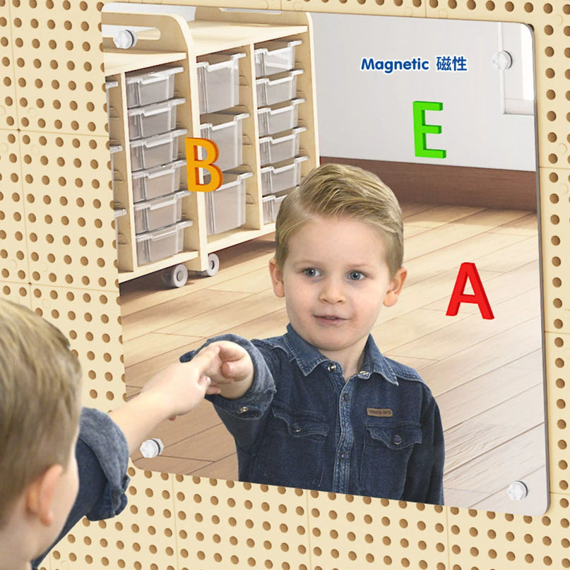 Masterkidz didelis magnetinis veidrodis – sensorinis atradimų centras
