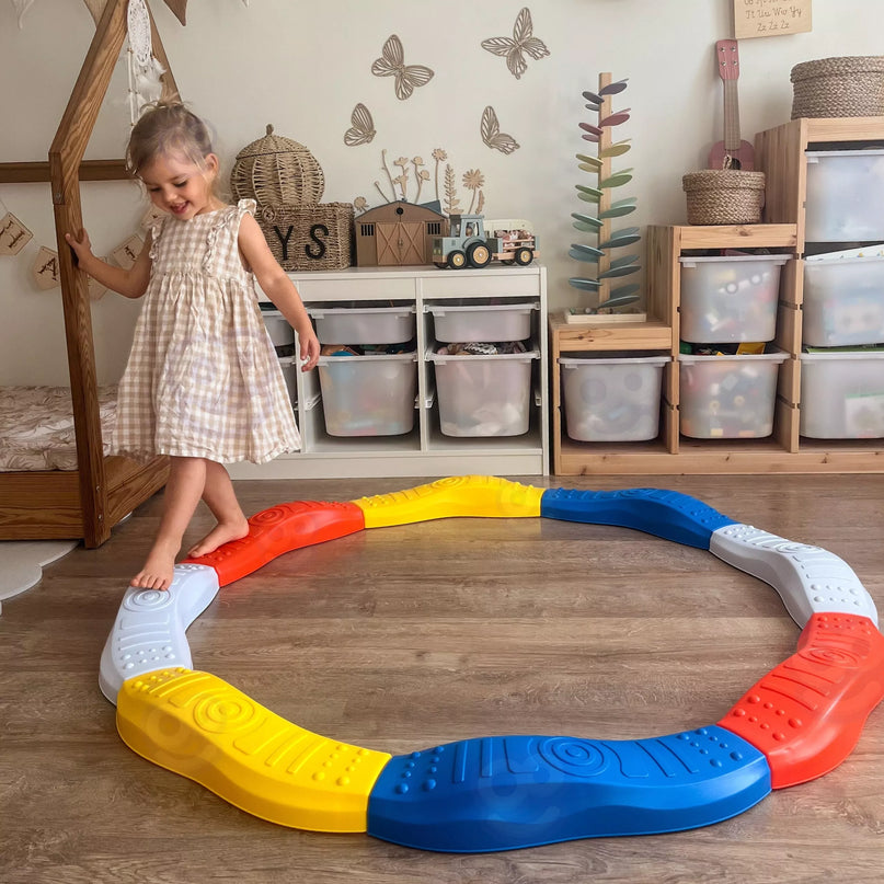 „WOOPIE“ modulinis pusiausvyros takelis – sensorinis takas „Circle“