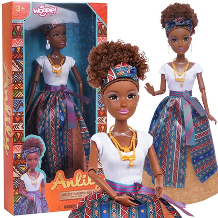 WOOPIE ROYAL Lėlė Lili Ebony Elegantiška Suknelė