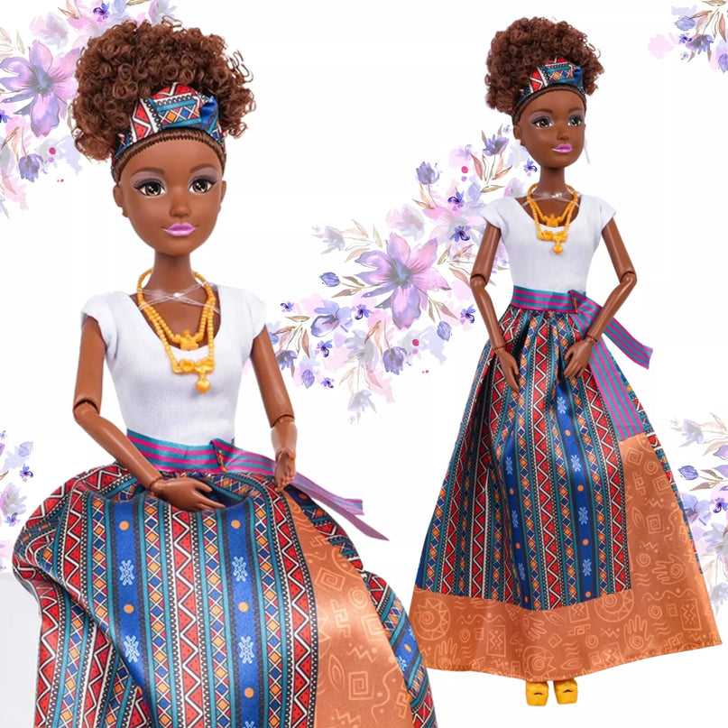 WOOPIE ROYAL Lėlė Lili Ebony Elegantiška Suknelė