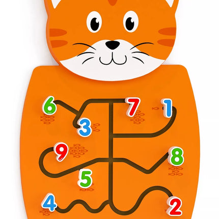 Montessori medinė skaičių lenta