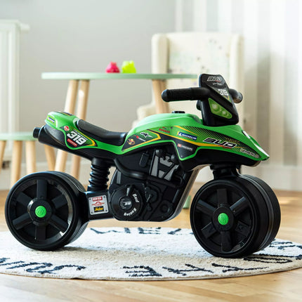 FALK Racing motociklo važiuoklė su plačiais ratais, žalias
