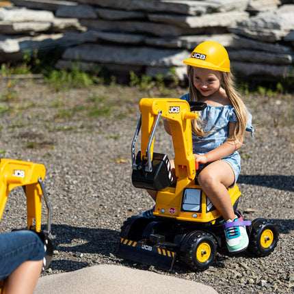 Falk JCB ekskavatorius–stumdukas su 360° strėle ir apsauginiu šalmu