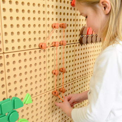 MASTERKIDZ Kaiščių ir virvelių rinkinys STEM mokslo ir kūrybinei lentai