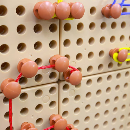 MASTERKIDZ Kaiščių ir virvelių rinkinys STEM mokslo ir kūrybinei lentai