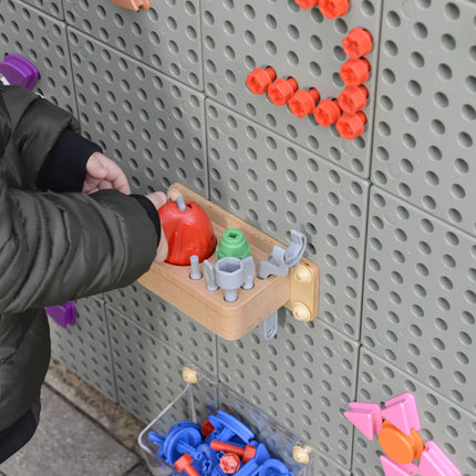 MASTERKIDZ 8 dalių atsuktuvų įrankių rinkinys STEM mokslo ir kūrybiškumo lentai