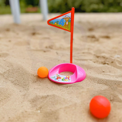 WOOPIE Golfo rinkinys su ratukais ir priedų stovu