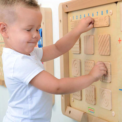MASTERKIDZ Sensorinė sieninė lenta paviršiaus tekstūrai atpažinti