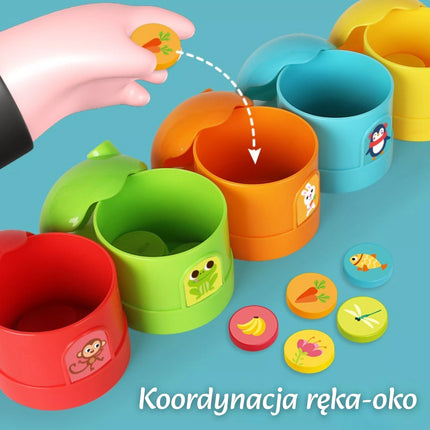 WOOPIE edukacinis loginis žaidimas – spalvų rūšiavimo ir klasifikavimo žaidimas