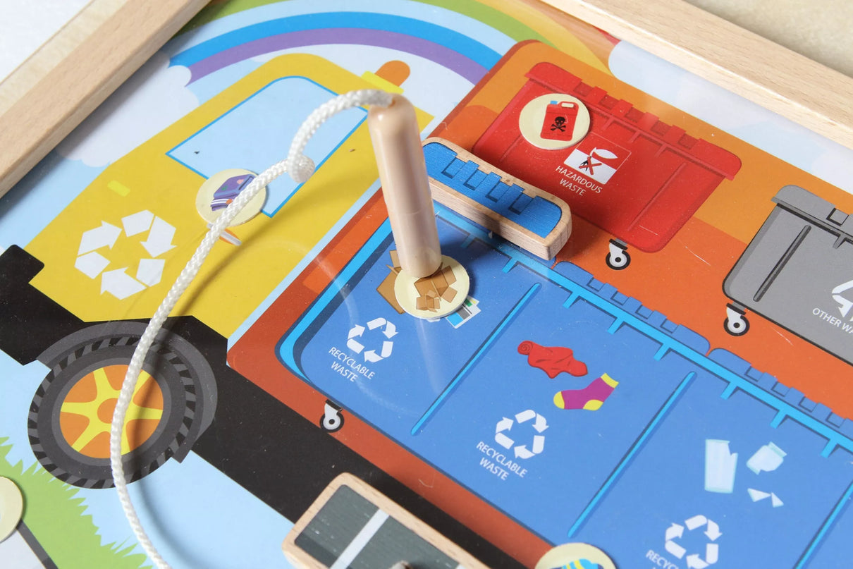 MASTERKIDZ – Montessori atliekų rūšiavimo edukacinė lenta