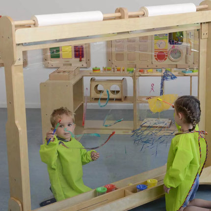 MASTERKIDZ – didelis medinis lango molbertas piešimui