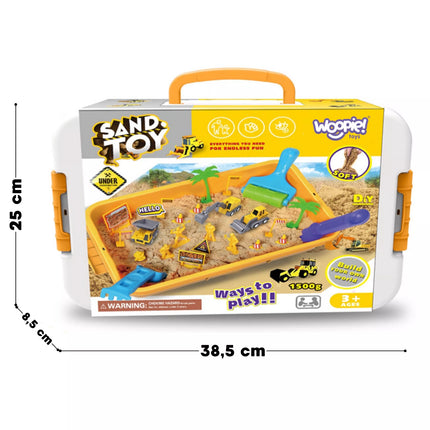 WOOPIE kinetinis smėlis 1,5 kg XXL rinkinys