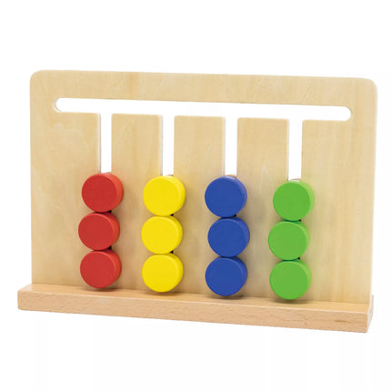 VIGA Montessori spalvų ir formų dėlionių žaidimas
