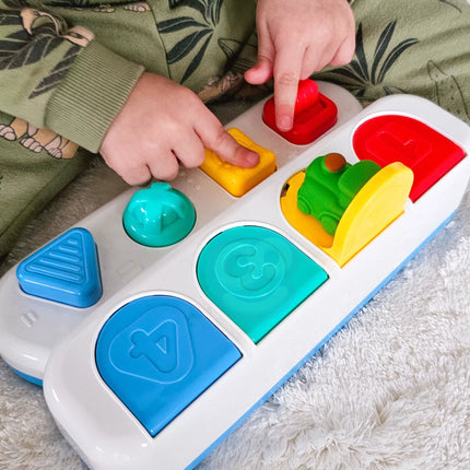 WOOPIE BABY edukacinis žaislas „Pop-Up“ transporto priemonės