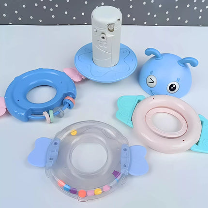 WOOPIE BABY „Vanka-vstanka“ sensorinis žaislas 2 viename – barškutis ir kramtukas
