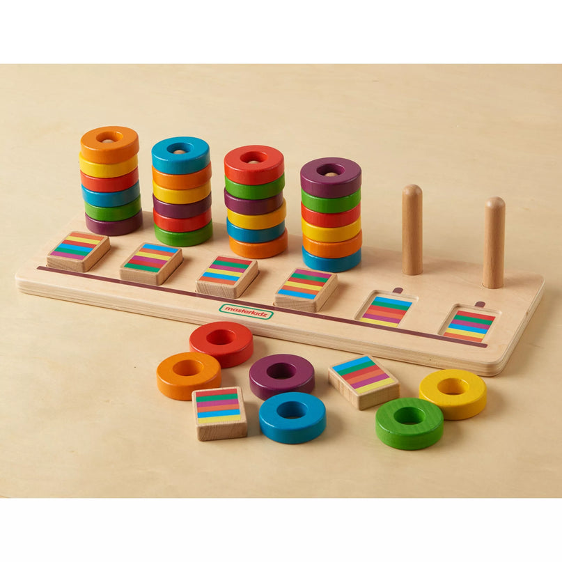 MASTERKIDZ Montessori skaičiavimo ir spalvų rūšiuoklis