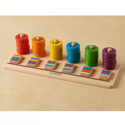 MASTERKIDZ Montessori skaičiavimo ir spalvų rūšiuoklis