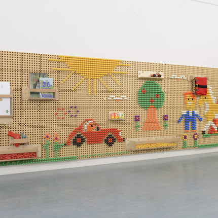 MASTERKIDZ STEM kūrybinė mokslo lenta su montavimo panele, 120×80 cm
