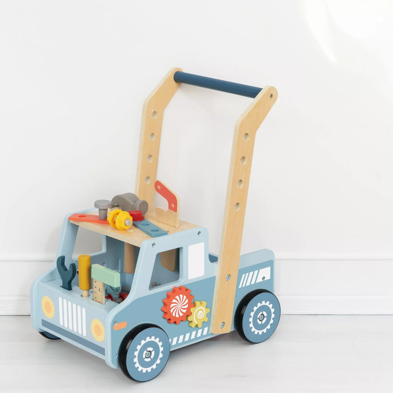 TOOKY ŽAISLAS Medinis Walker Automobilių Mini STEM dirbtuvės