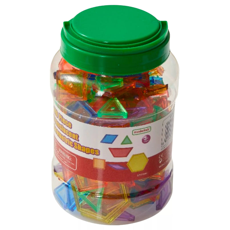 MASTERKIDZ Montessori Tangram mozaikos blokelių rinkinys, 140 vnt