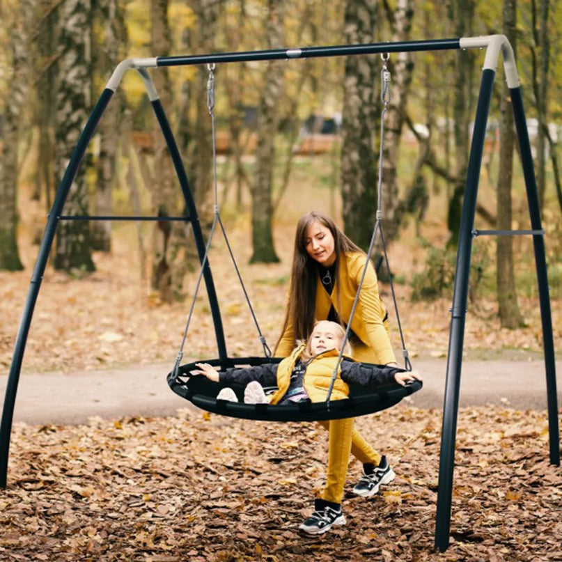 AXI Didelės Patvarios Sodo Sūpynės Vaikams gandro Lizdas