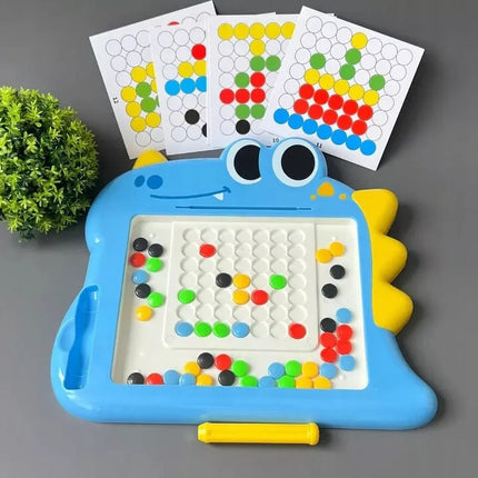 WOOPIE Magnetinė lenta vaikams Montessori „MagPad Dinozauras“