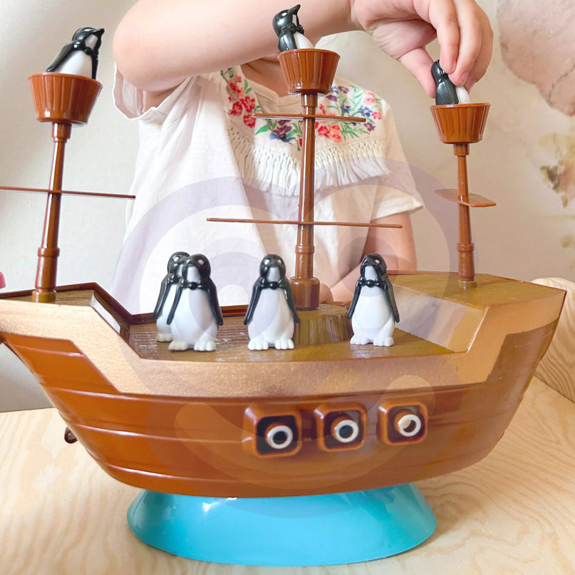 WOOPIE Arkadinis žaidimas „Pingvino piratų laivas“